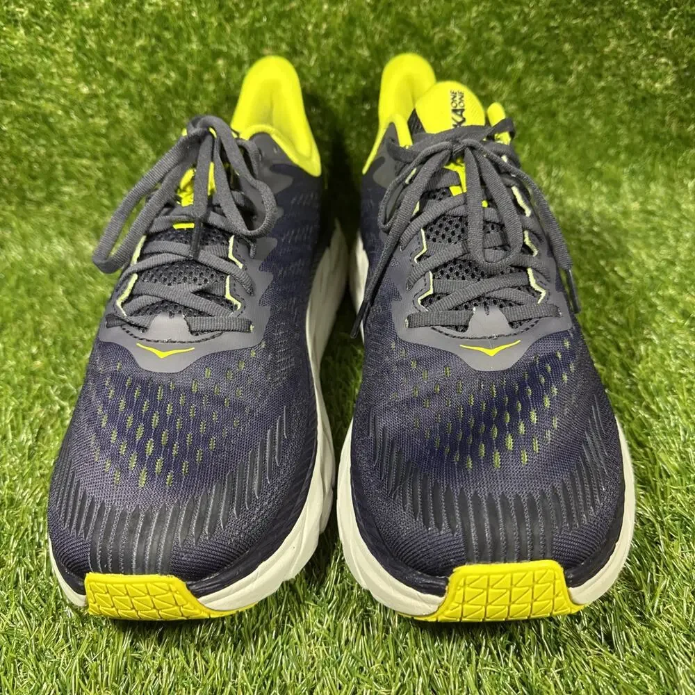 Hoka One One Clifton 7 Mens Size 13 Navy Blue Athletic Running Shoes Sneakers - Picture 4 of 12